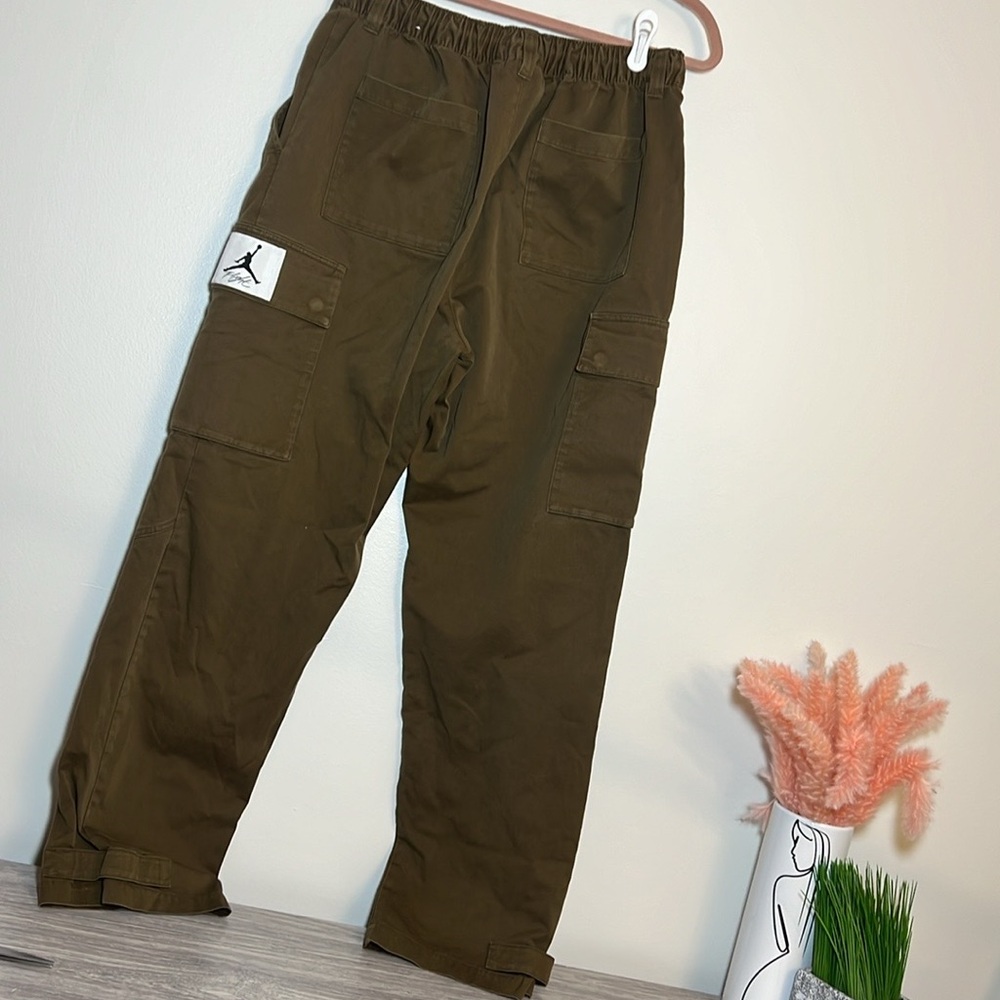 Air Jordan Essential Utility Cargo Khaki Straight Leg Pants Large - Picture 5 of 6